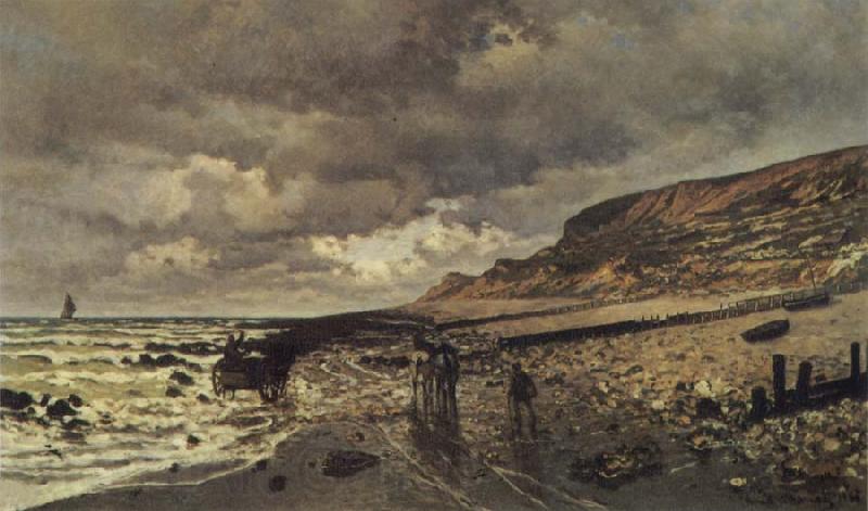 Claude Monet La Pointe de la Heve a Maree basse Spain oil painting art